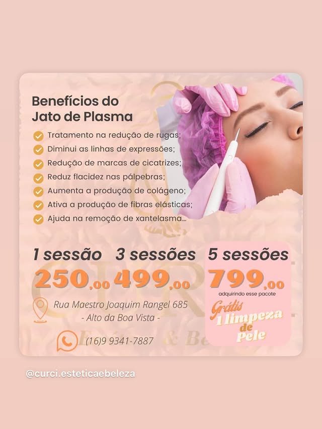 Benefícios do Jato de Plasma